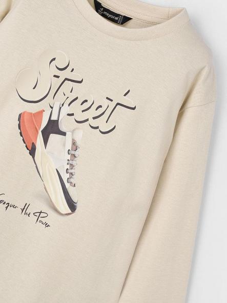 Mayoral Camiseta M/L "Street" 15-04079-056 Cereal [3]