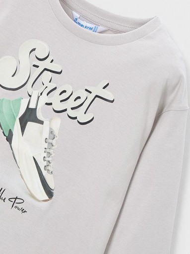 Mayoral Camiseta M/L "Street" 15-04079-057 Humo [2]
