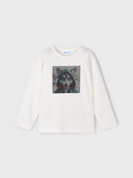 Mayoral Camiseta M/L Lenticular HD 15-04081-074 Nata [3]