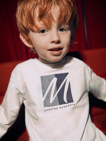 Mayoral Camiseta M/L Aplique 15-04086-026 Nata [1]