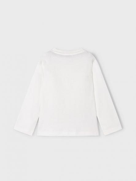Mayoral Camiseta M/L Aplique 15-04086-026 Nata [4]