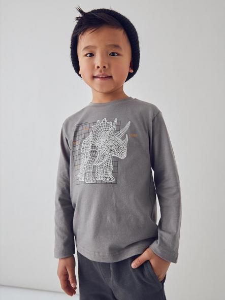 Mayoral Camiseta M/L Glow In The Darck 15-04088-035 Gris