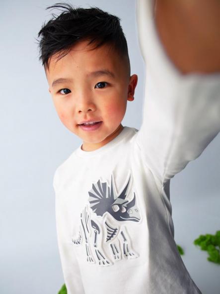 Mayoral Camiseta M/L Embossed 15-04089-040 Nata