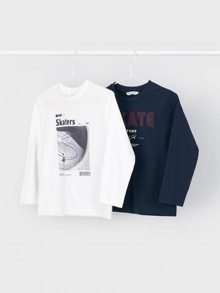 Mayoral Set 2 Camiseta M/L 15-04091-051 Nata.Mari [2]
