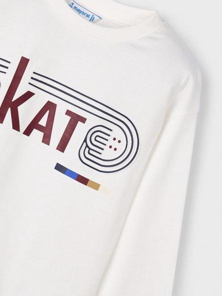 Mayoral Camiseta M/L Skate  15-04092-074 Nata [4]