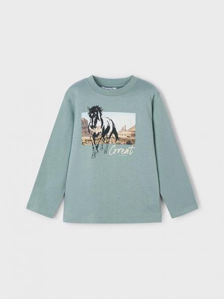 Mayoral Camiseta M/L Caballo 15-04093-057 Glaciar