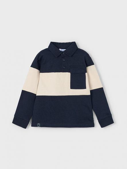 Mayoral Polo M/L Color Block 15-04121-019 Marino [2]