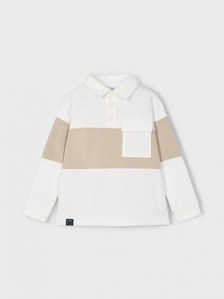 Mayoral Polo M/L Color Block 15-04121-020 Nata [2]