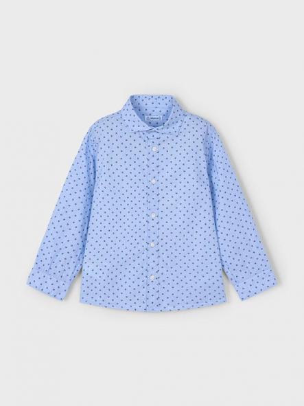 Mayoral Camiseta M/L Estampada 15-04129-038 Celeste