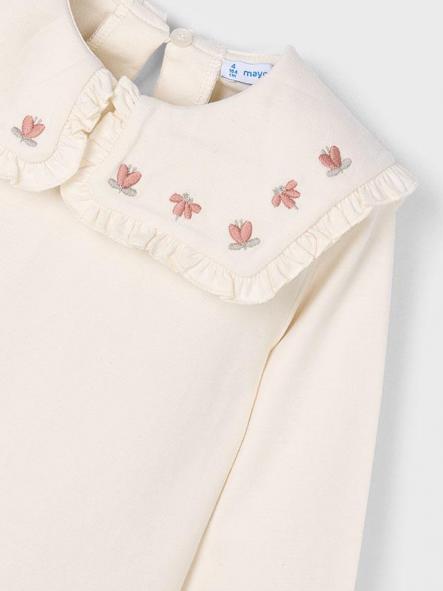 Mayoral Blusa Punto Cuello Volantes 15-04134-031 Macchiato [2]