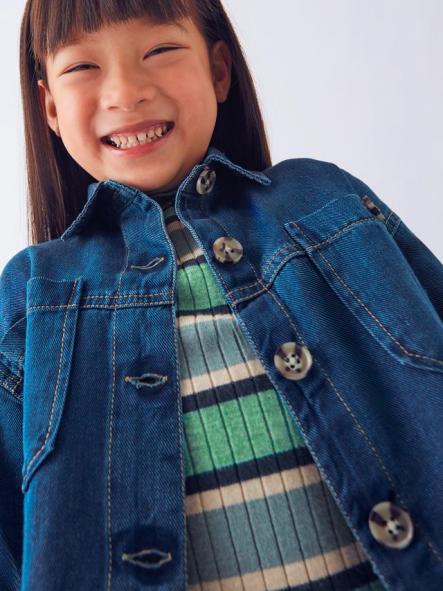 Mayoral Sobre Camisa Denim Fluida 15-04135-077 Oscuro [1]