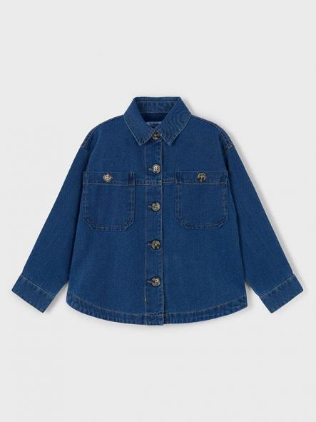 Mayoral Sobre Camisa Denim Fluida 15-04135-077 Oscuro [3]