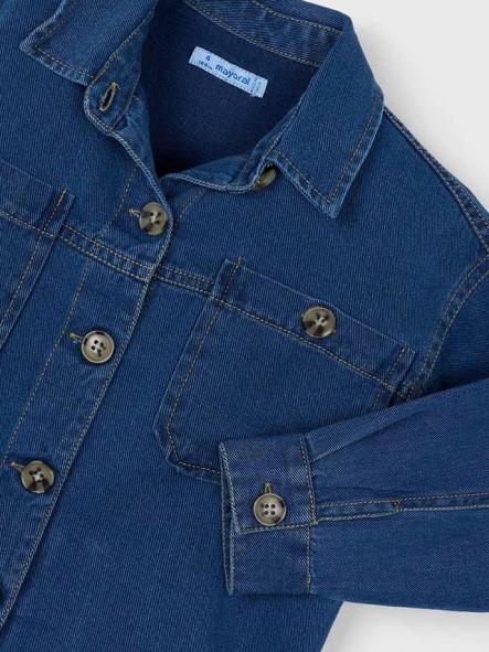 Mayoral Sobre Camisa Denim Fluida 15-04135-077 Oscuro [5]