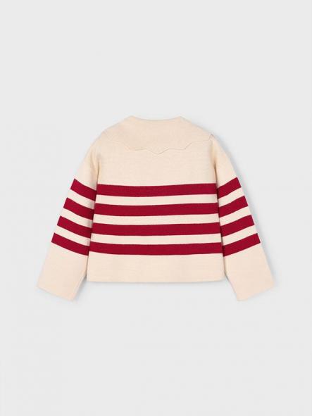 Mayoral Jersey Rayas Cuello 15-04301-045 Almendra [4]