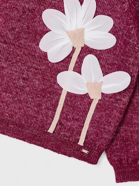 Mayoral Jersey Flores Aplique 15-04308-092 Cereza [2]