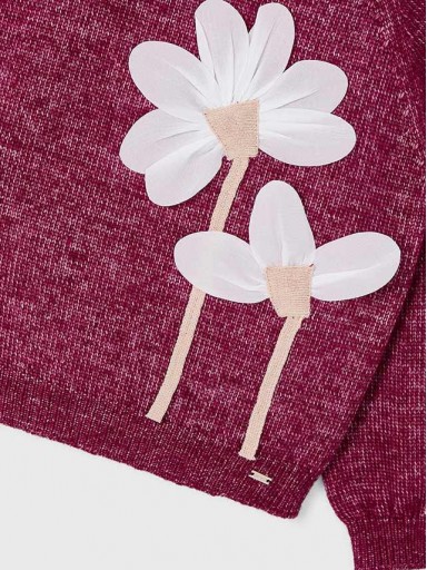 Mayoral Jersey Flores Aplique 15-04308-092 Cereza [2]