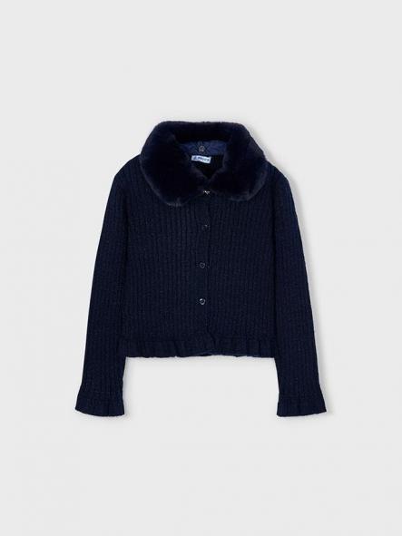 Mayoral Rebeca Tricot Cuello Pelo 15-04311-015 Marino