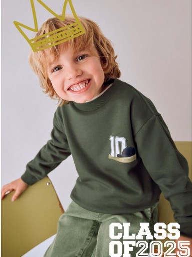 Mayoral Pullover Print Espalda 15-04401-027 Oliva