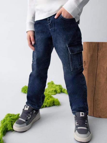 Mayoral Pantalón Soft Denim Cargo 15-04563-022 Blue.Black [1]