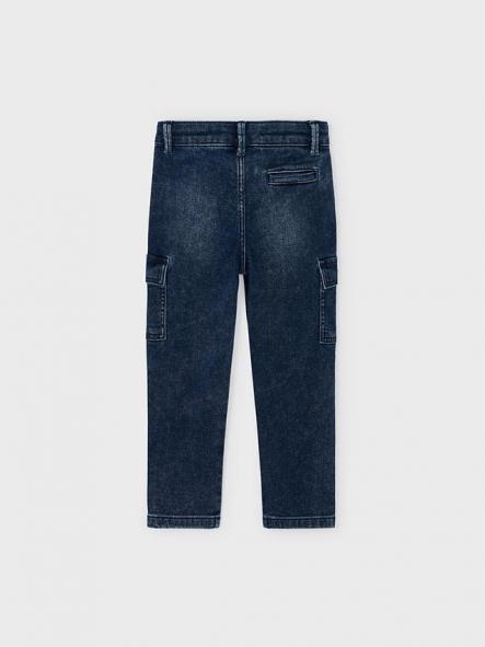 Mayoral Pantalón Soft Denim Cargo 15-04563-022 Blue.Black [4]