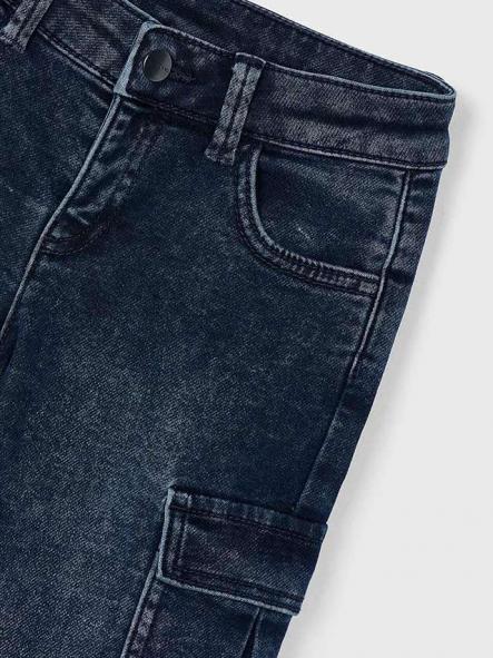 Mayoral Pantalón Soft Denim Cargo 15-04563-022 Blue.Black [5]