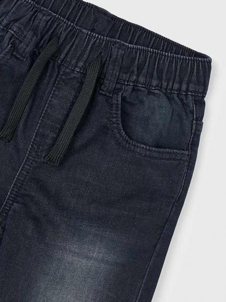 Mayoral Pantalón Soft Denim Jogger 15-04566-090 Negro [2]