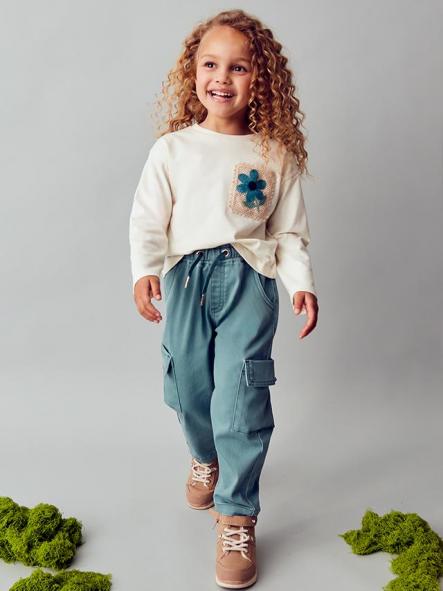 Mayoral Pantalon Cargo 15-04572-064 Salvia