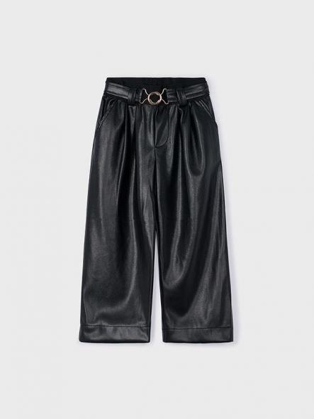 Mayoral Pantalon Largo Pu Wide Leg 15-04574-070 Negro [2]