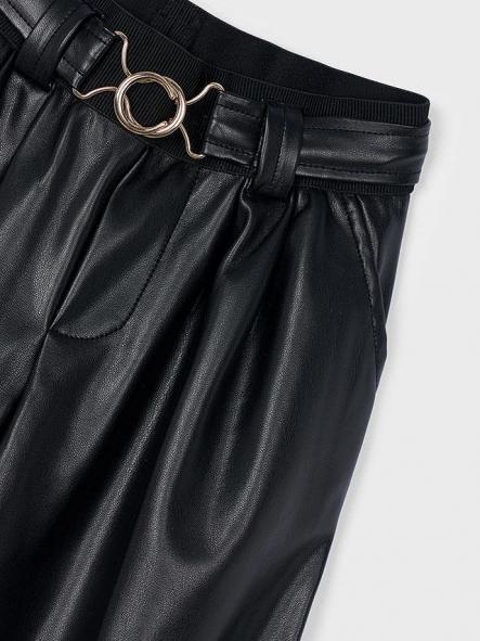 Mayoral Pantalon Largo Pu Wide Leg 15-04574-070 Negro [4]