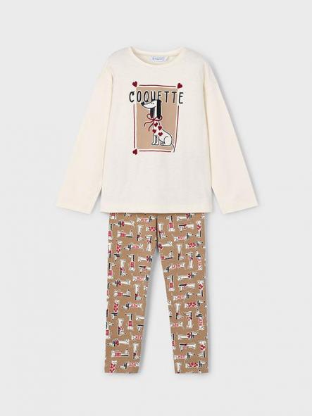 Mayoral Conjunto Leggings Estampado 15-04719-022 Camel.roj [0]