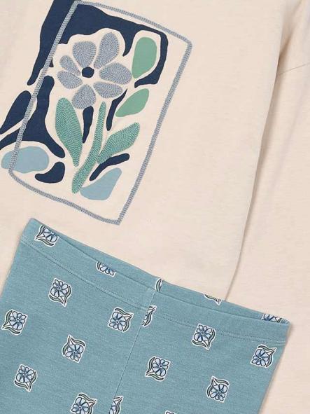 Mayoral Conjunto Leggings Estampado 15-04719-023 Salvia [2]