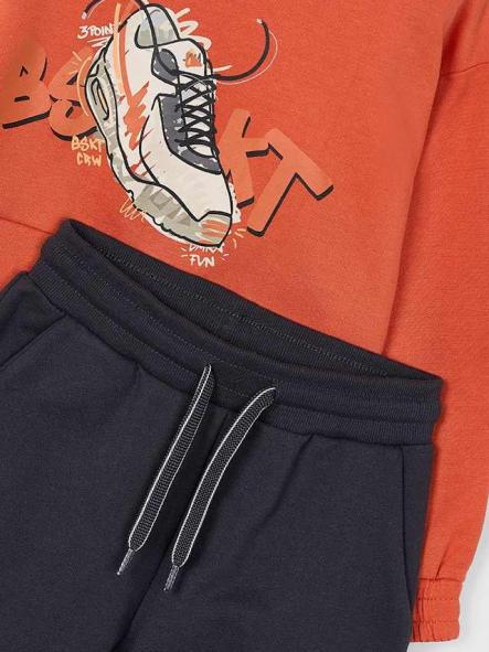 Mayoral Chandal Pullover "Bskt" 15-04802-039 Naranja [3]