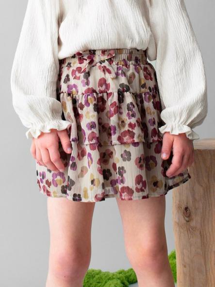 Mayoral Falda Gasa Estampada 15-04902-079 Cereza [1]