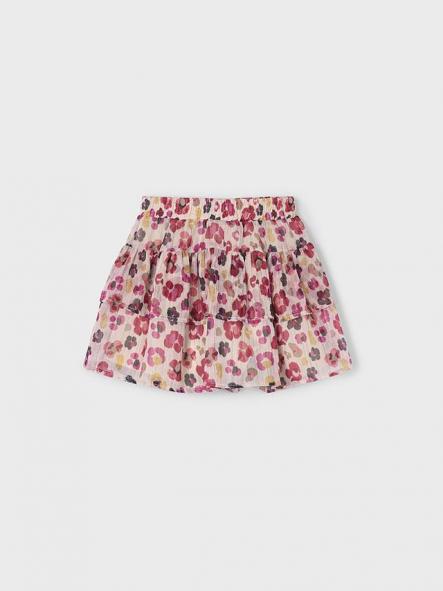 Mayoral Falda Gasa Estampada 15-04902-079 Cereza [3]