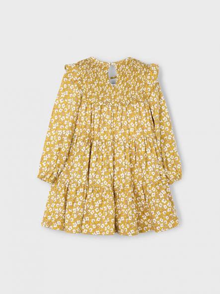 Mayoral Vestido Viella Estampado 15-04912-041 Mostaza [1]