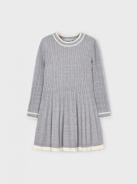 Mayoral Vestido Tricot Ochos 15-04920-034 Plata.vig [3]