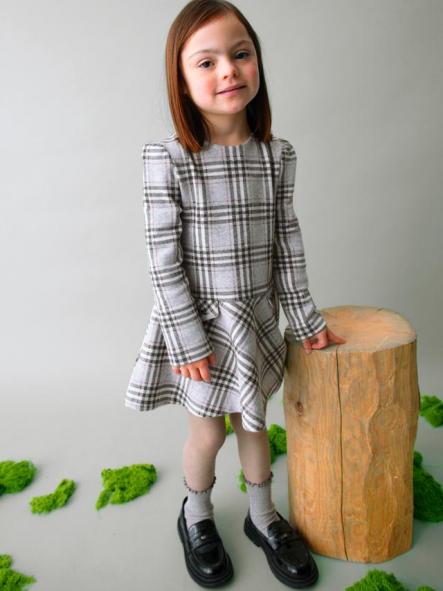 Mayoral Vestido Punto Jacquard 15-04921-088 Plata [2]