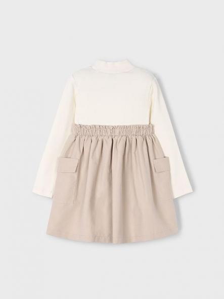 Mayoral Vestido Combiando Cargo 15-04930-059 Arena [4]
