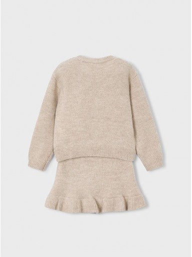 Mayoral Conjunto Falda Tricot Ochos 15-04934-069 Sesamo [1]