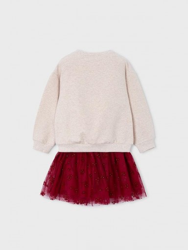 Mayoral Conjunto Falda Tul Fantasía 15-04936-078 Cereza [1]