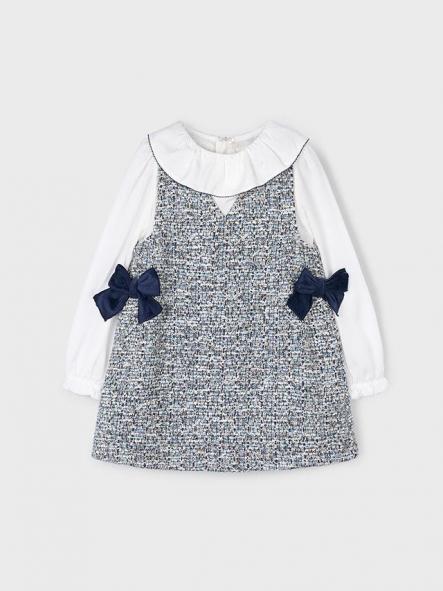 Mayoral Vestido Pichi Combinado 15-04990-036 Oceano [3]