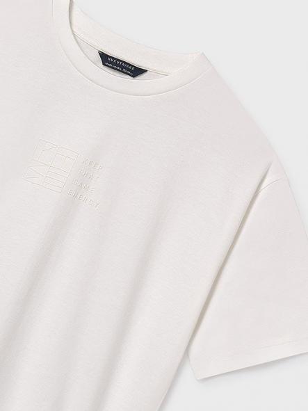 Mayoral Camiseta M/C Print Relieve 15-07001-017 Nata [3]