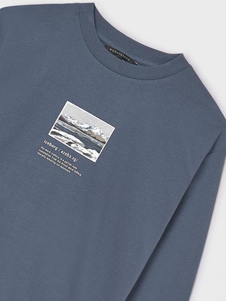 Mayoral Camiseta M/L "Iceberg" 15-07011-037 Acero [3]