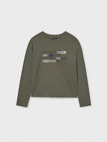 Mayoral Camiseta M/L Embossed 15-07012-042 Oliva [2]