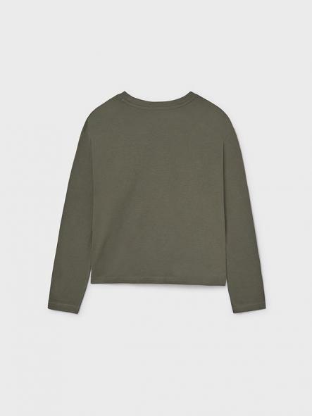 Mayoral Camiseta M/L Embossed 15-07012-042 Oliva [3]