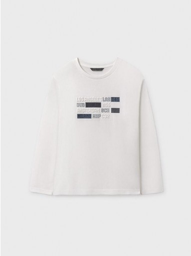 Mayoral Camiseta M/L Embossed 15-07012-043 Nata [1]