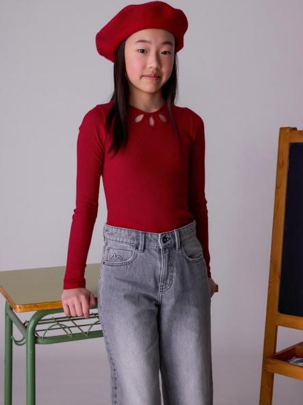 Mayoral Camiseta M/L Canale Cut Out 15-07022-010 Rojo [2]