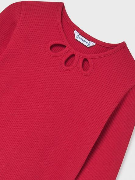 Mayoral Camiseta M/L Canale Cut Out 15-07022-010 Rojo [5]