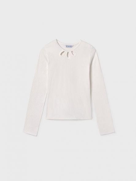 Mayoral Camiseta M/L Canale Cut Out 15-07022-011 Nata [3]