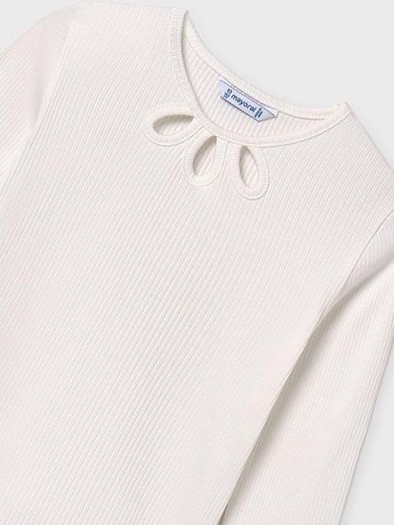 Mayoral Camiseta M/L Canale Cut Out 15-07022-011 Nata [5]